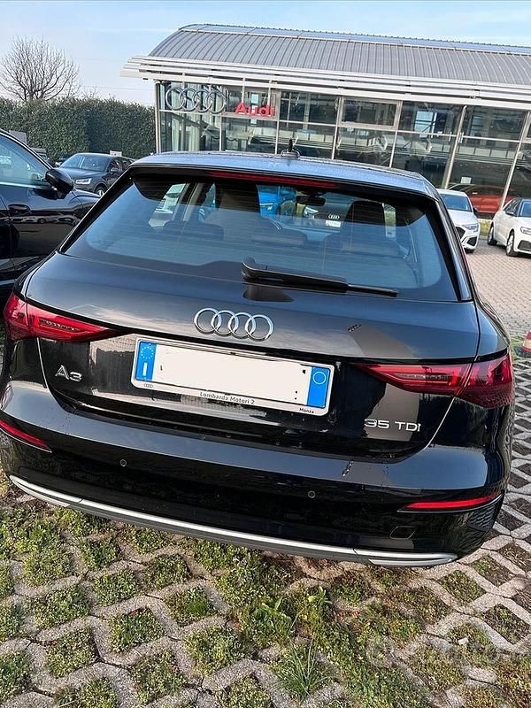 Usata Audi A3 Advanced 150 CV (110 kW) 2020 Nero Berlina