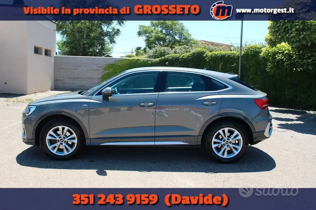 Usata Audi Q3 Sportback S-Line 150 CV (110 kW) 2021 Grigio SUV