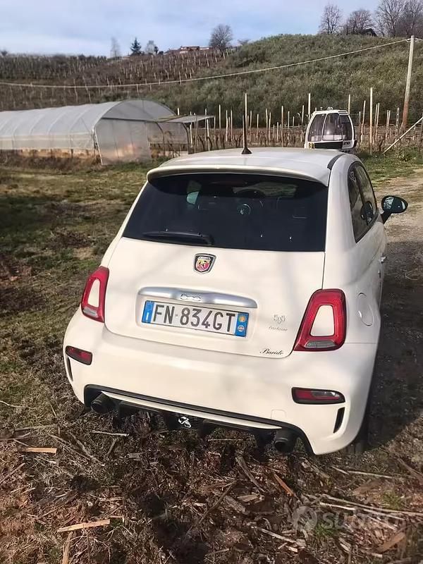Usata Abarth 595 140 CV (102 kW) 2018 Bianco Berlina