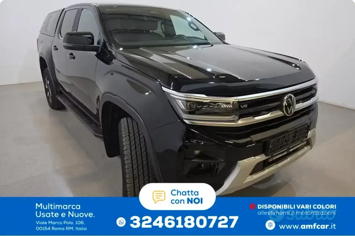 Usata VW Amarok Aventura 241 CV (177 kW) 2023 Nero Pick-up