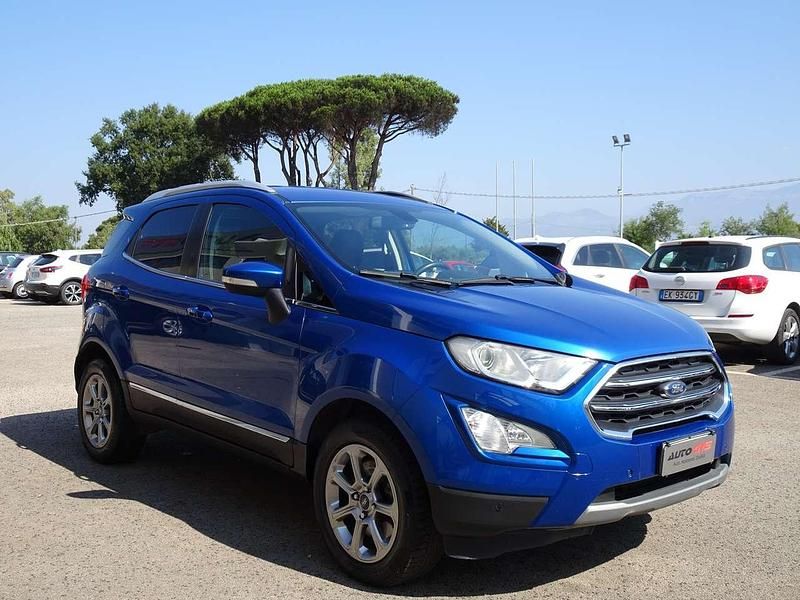 Usata Ford Ecosport Titanium S 125 CV (91 kW) 2018 Blu/azzurro SUV
