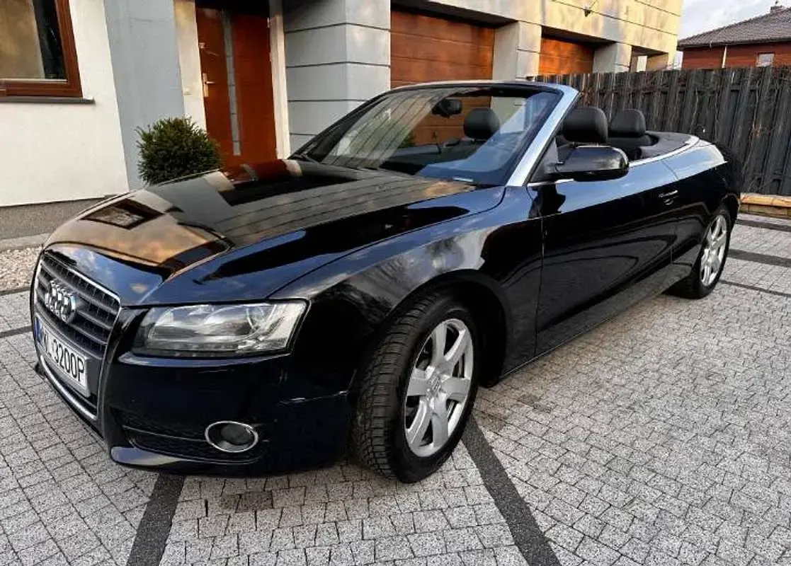 Usata Audi A5 Cabriolet Comfort 211 CV (155 kW) 2012 Nero Cabrio