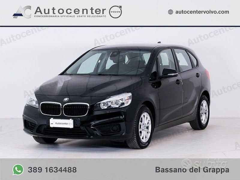 Usata BMW 214 Active Tourer Advantage 95 CV (69 kW) 2016 Nero Monovolume