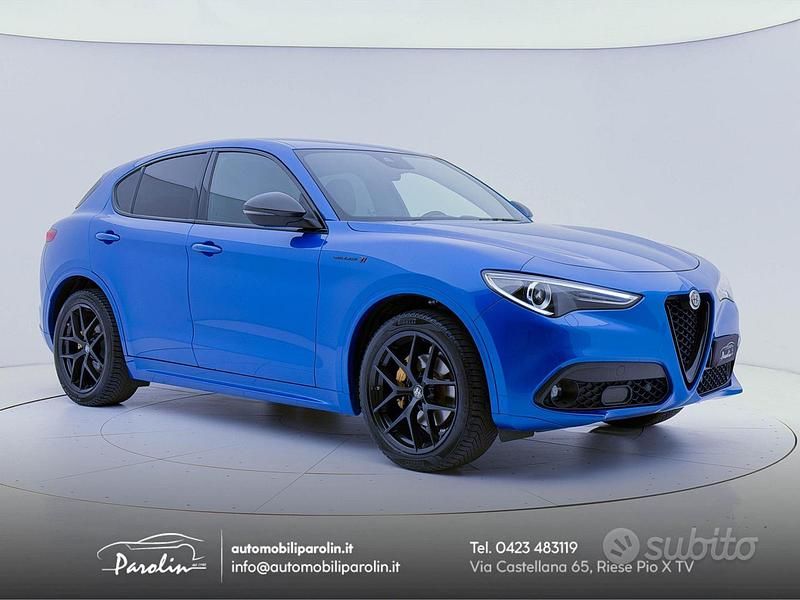 Usata Alfa Romeo Stelvio Ti 210 CV (154 kW) 2021 Blu SUV
