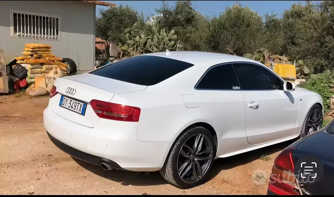 Usata Audi A5 190 CV (139 kW) 2009 Bianco Coupé