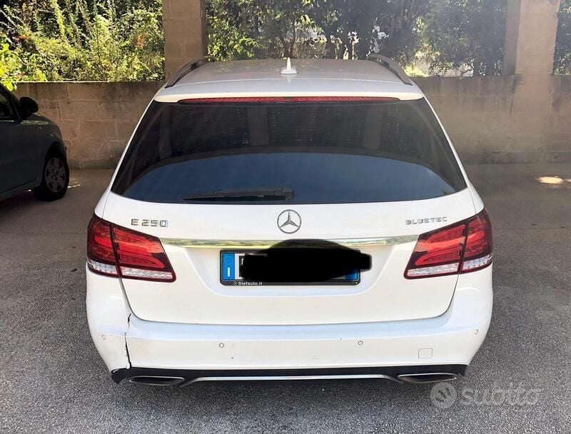 Usata Mercedes E250 204 CV (150 kW) 2015 Bianco Station wagon