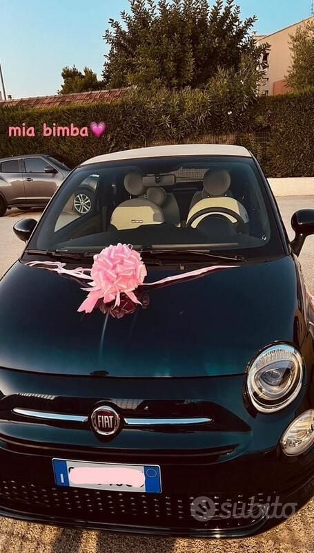 Usata Fiat 500 58 CV (42 kW) 2022 Blu Cabrio