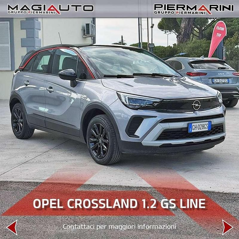 Grigio Usata 2021 Opel Crossland GS Line SUV | 12.350 € (Buon prezzo) - Immagine 1/4