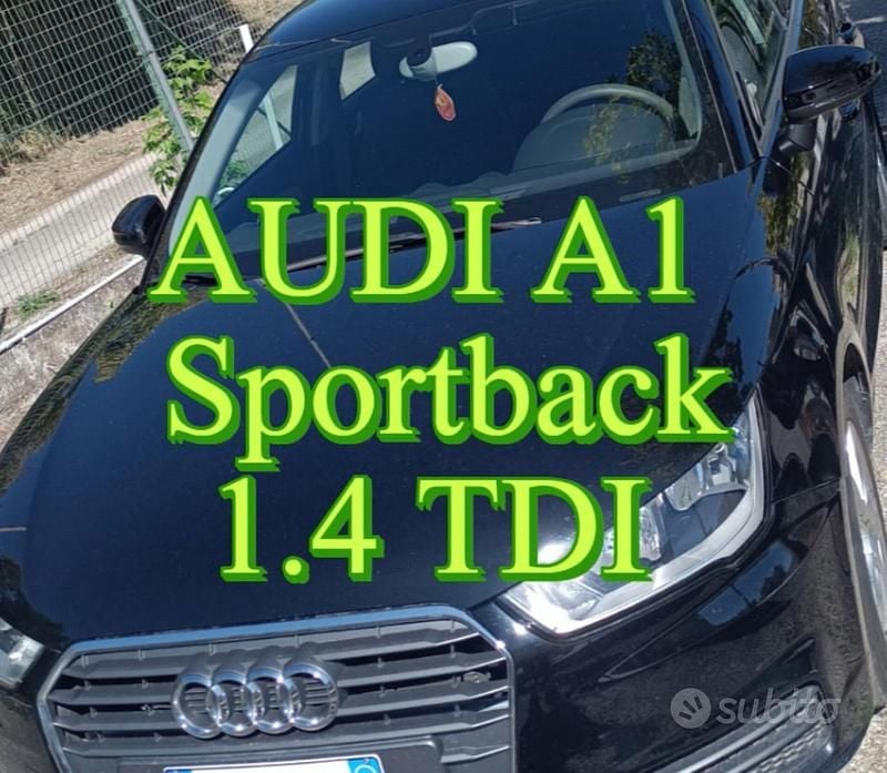 Usata Audi A1 Sportback Ambiente 90 CV (66 kW) 2017 Nero Utilitaria