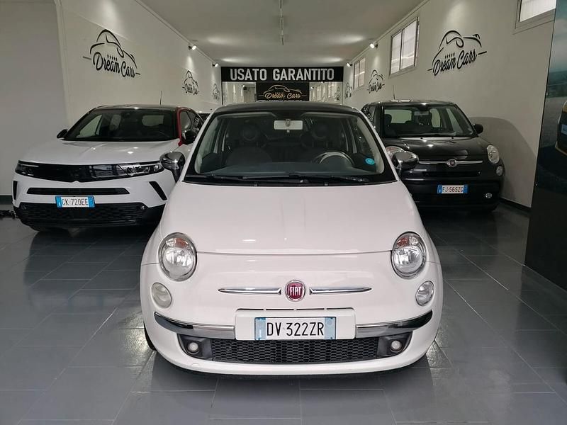 Usata Fiat 500 Lounge 75 CV (55 kW) 2009 Bianco Cabrio