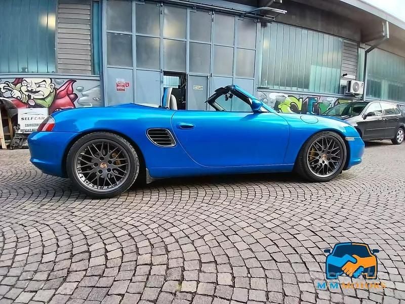 Usata Porsche Boxster 228 CV (167 kW) 2003 Blu Cabrio