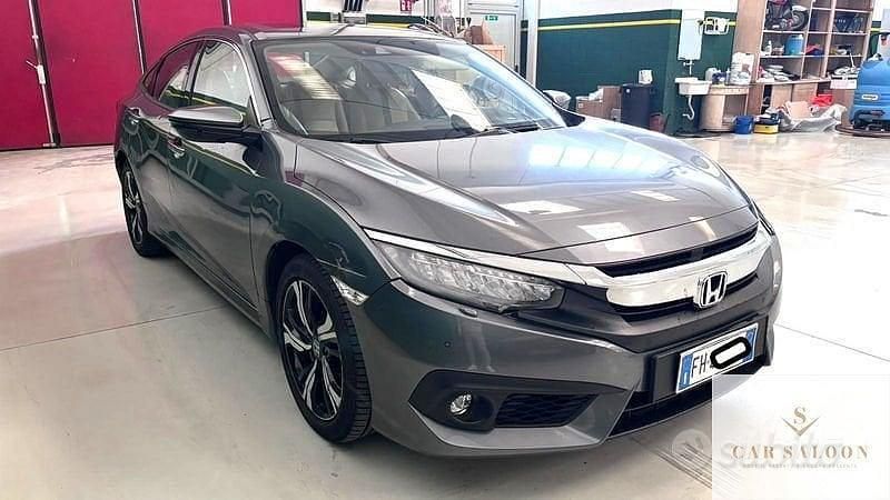 Usata Honda Civic Prestige 182 CV (133 kW) 2017 Grigio Berlina