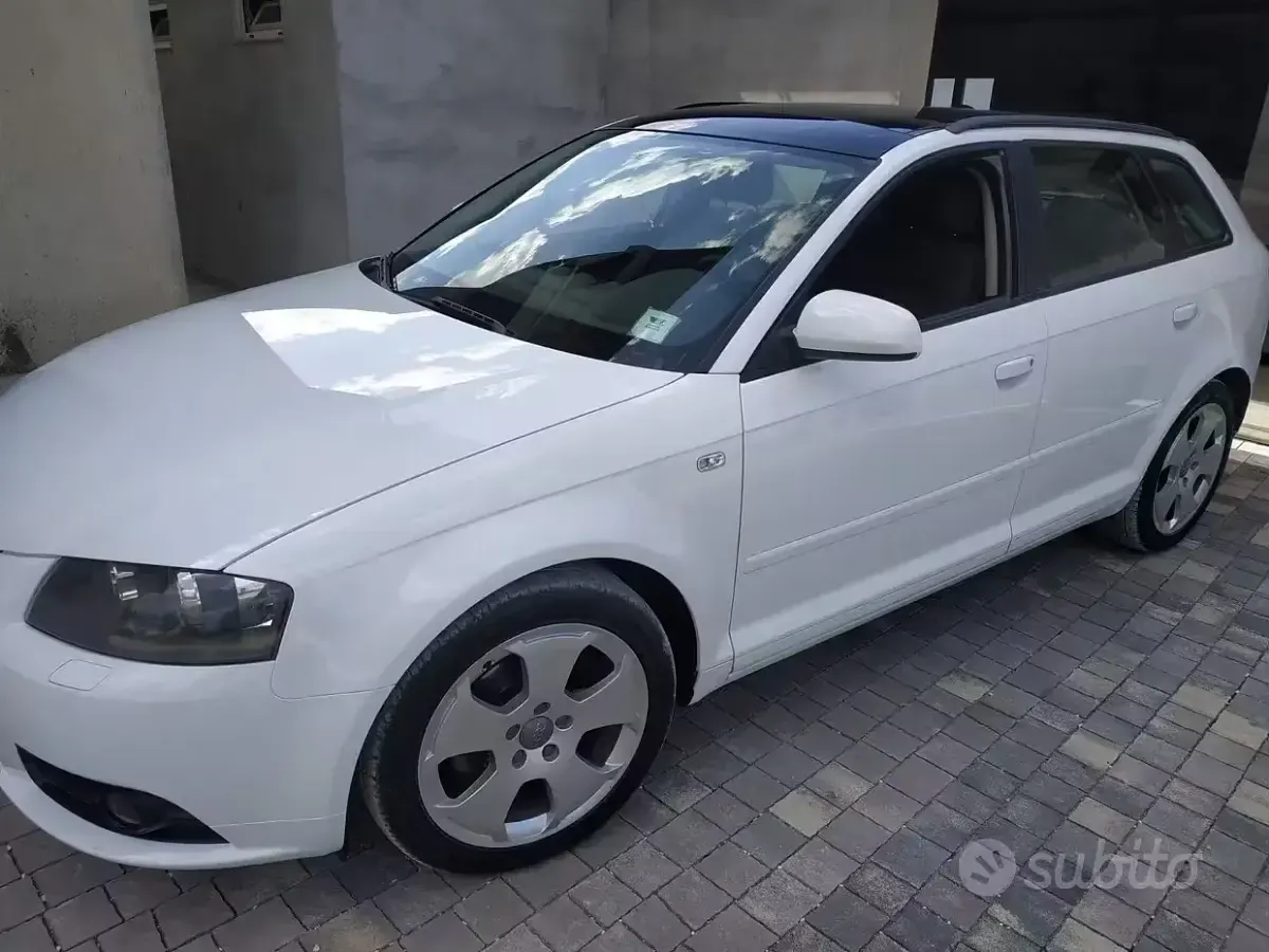Usata Audi A3 140 CV (102 kW) 2008 Bianco Utilitaria