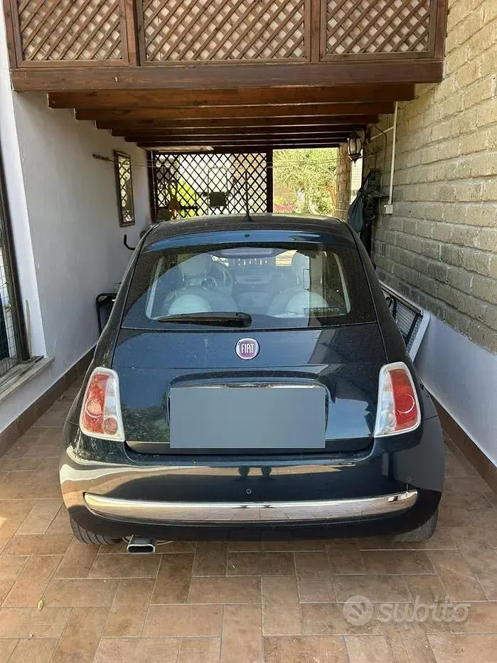 Usata Fiat 500 95 CV (69 kW) 2015 Blu Berlina
