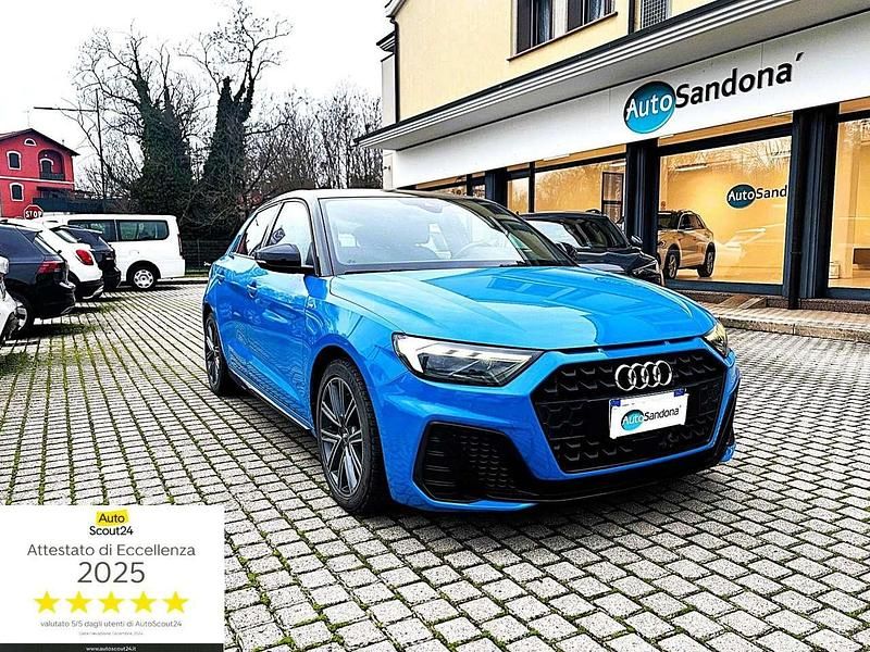 Usata Audi A1 Sportback S-Line 116 CV (85 kW) 2018 Blu/azzurro Utilitaria