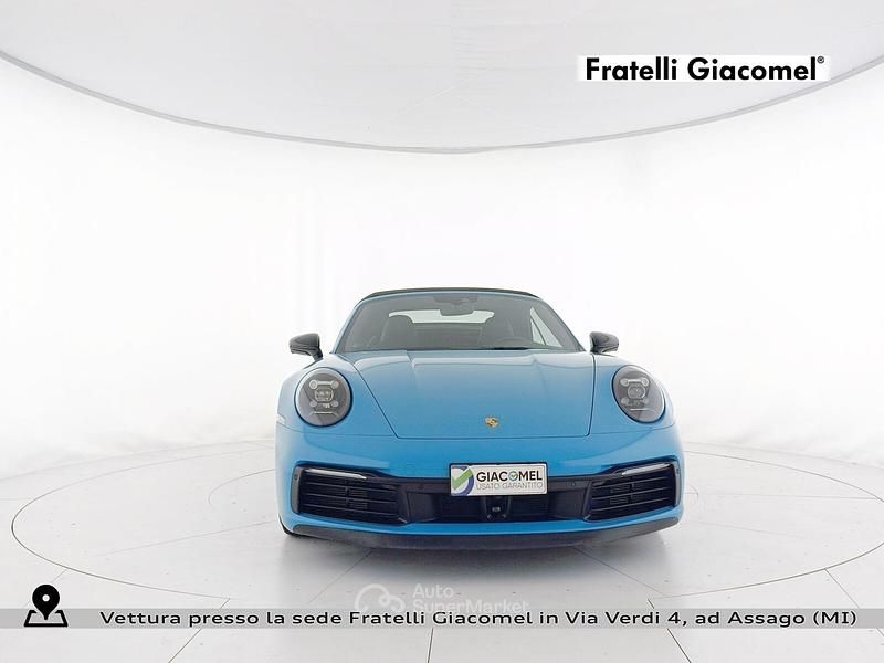 Usata Porsche 911 Carrera 4S Cabriolet 450 CV (330 kW) 2020 Azzurro Cabrio