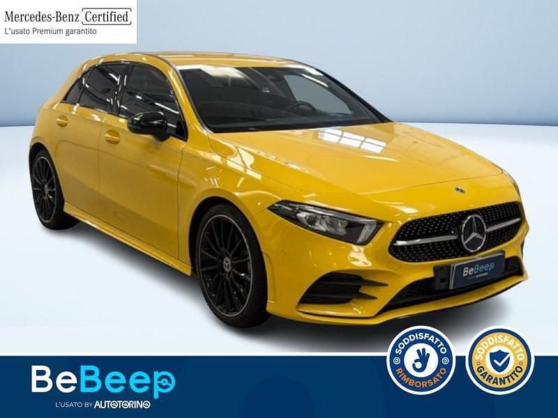 Usata Mercedes A180 Premium 116 CV (85 kW) 2022 Giallo Berlina