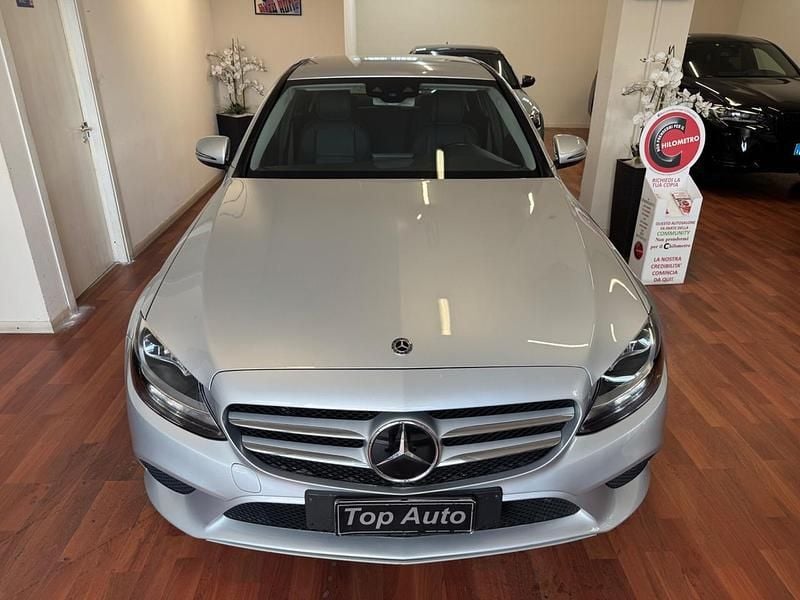 Usata Mercedes C180 122 CV (89 kW) 2020 Argento Berlina