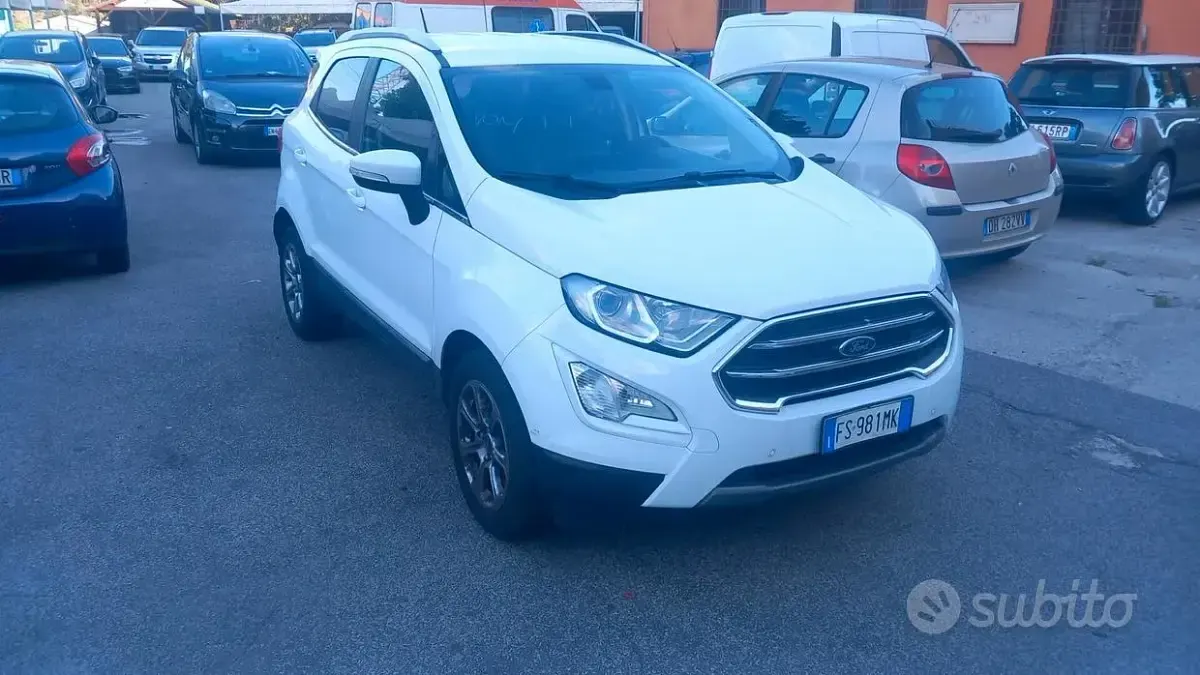 Usata Ford Ecosport ST-Line 99 CV (72 kW) 2018 Bianco SUV