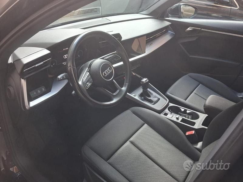 Usata Audi A3 150 CV (110 kW) 2022 Nero Berlina