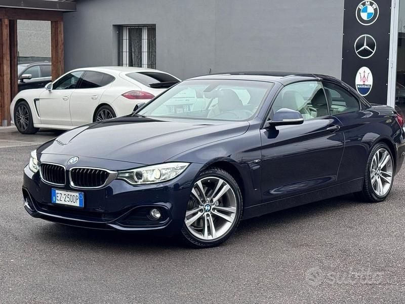 Usata BMW 425 M Sport 218 CV (160 kW) 2015 Blu Coupé