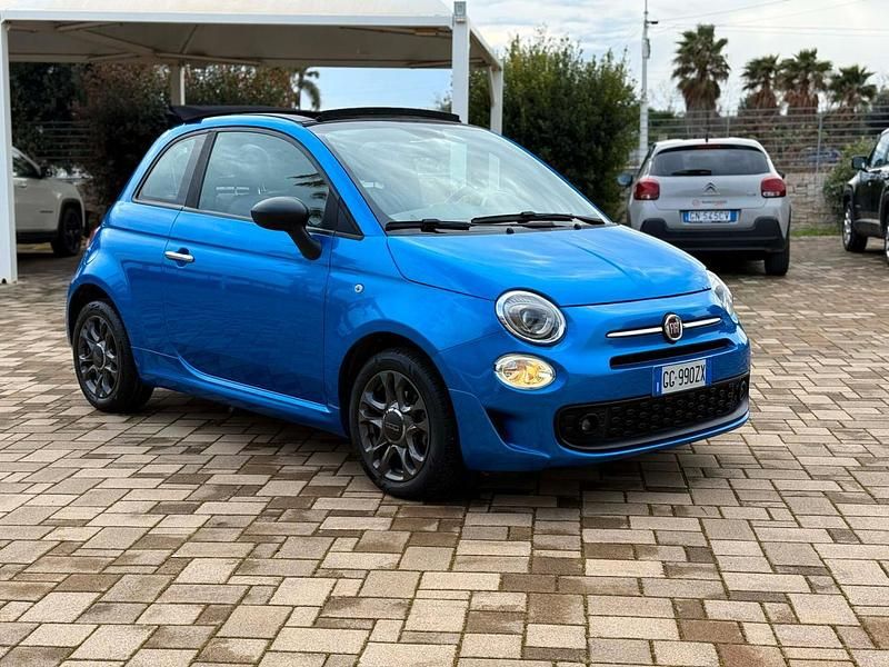 Usata Fiat 500 69 CV (50 kW) 2021 Blu Cabrio