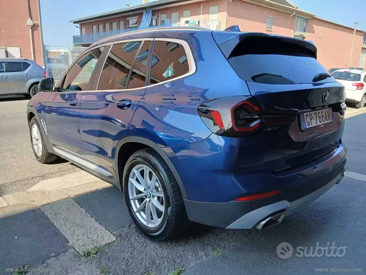 Usata BMW X3 150 CV (110 kW) 2023 Blu/azzurro SUV
