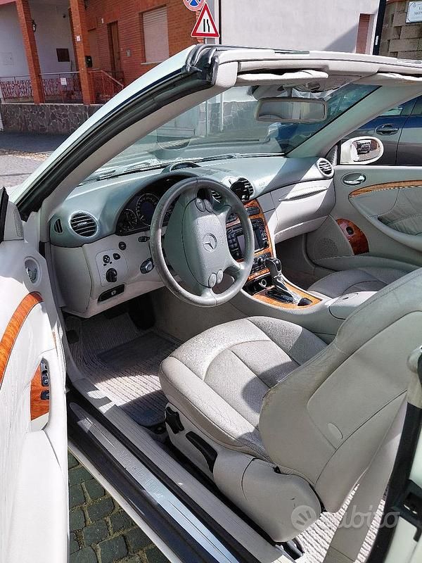 Usata Mercedes CLK200 2003 Bianco Cabrio