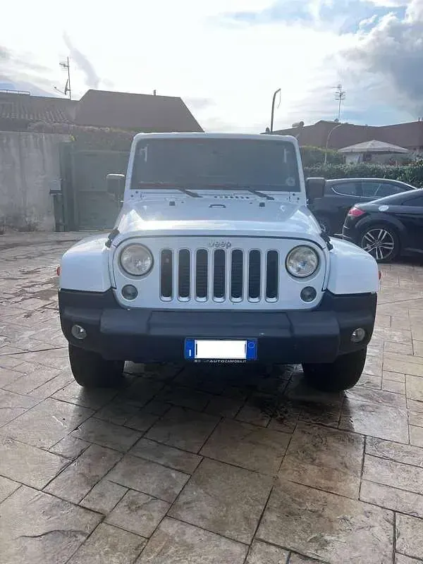 Usata Jeep Wrangler Sahara 200 CV (147 kW) 2018 Bianco SUV