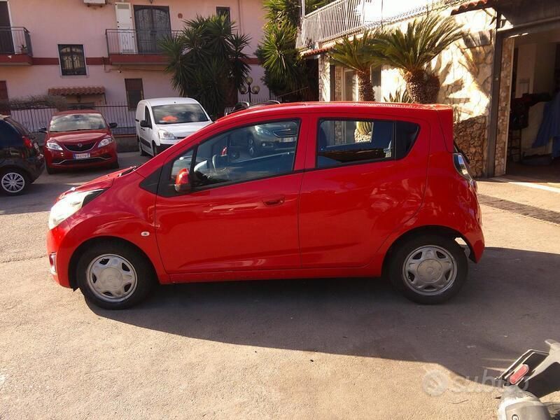 Usata Chevrolet Spark LS 68 CV (50 kW) 2012 Rosso Utilitaria