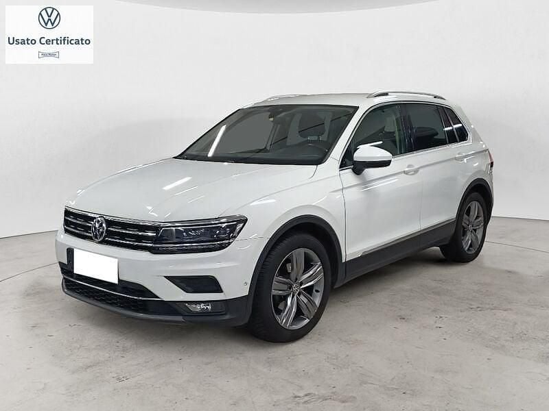 Usata VW Tiguan Executive 150 CV (110 kW) 2017 Bianco SUV
