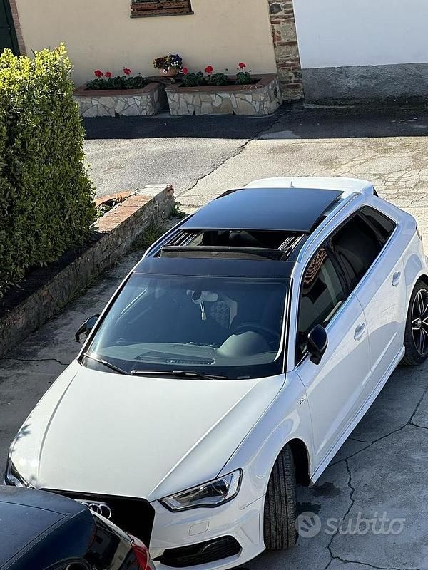 Usata Audi A3 116 CV (85 kW) 2015 Bianco Berlina