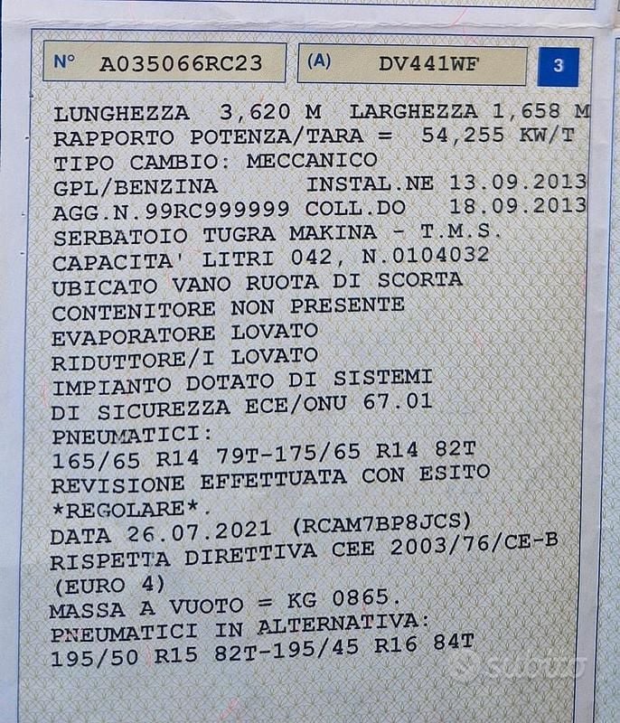 Usata Ford Ka Plus 69 CV (50 kW) 2009 Blu Utilitaria