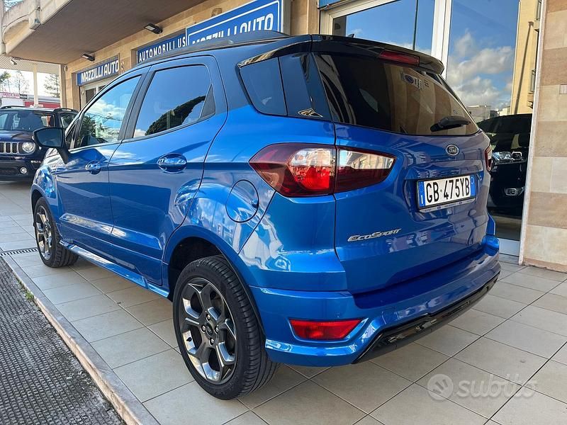 Usata Ford Ecosport ST-Line 100 CV (73 kW) 2020 Blu SUV