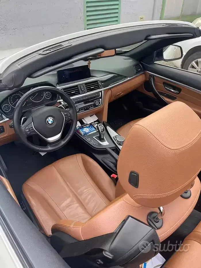 Usata BMW 420 184 CV (135 kW) 2014 Bianco Cabrio