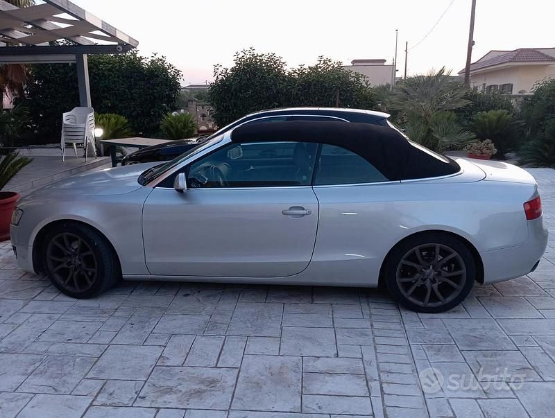 Usata Audi A5 Cabriolet 170 CV (125 kW) 2010 Grigio Cabrio