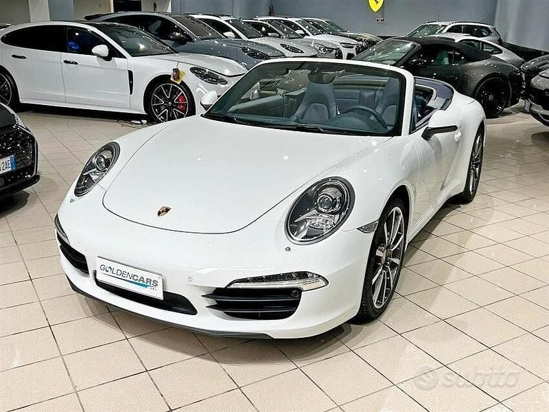 Usata Porsche 911 Carrera Cabriolet 349 CV (256 kW) 2014 Bianco Cabrio