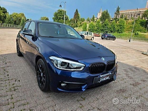 Usata BMW 116 Sport Line 116 CV (85 kW) 2019 Blu Utilitaria