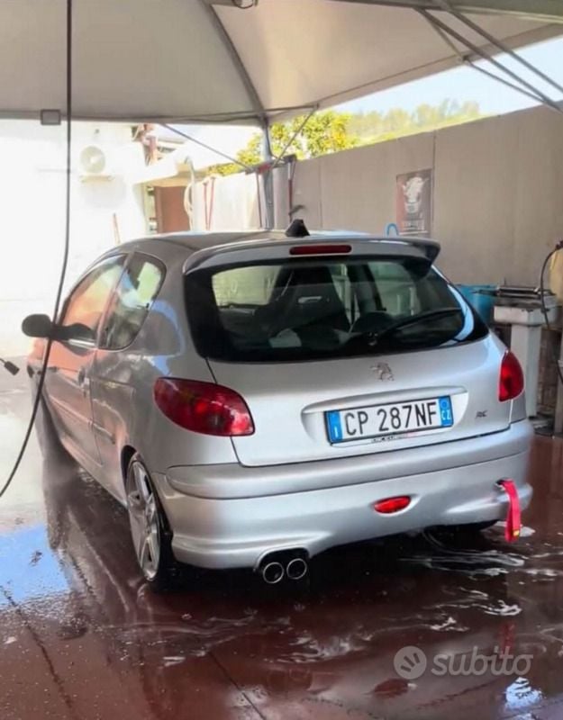 Usata Peugeot 206 RC 177 CV (130 kW) 2004 Grigio Berlina