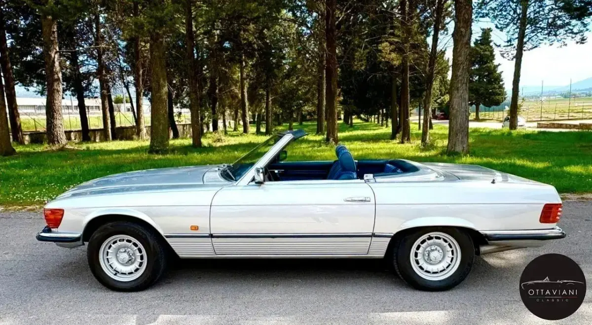 Usata Mercedes SL280 185 CV (136 kW) 1984 Argento Cabrio