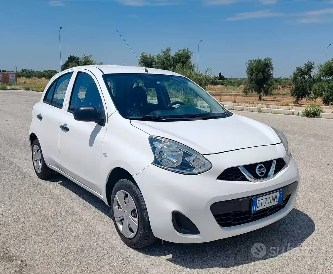 Usata Nissan Micra Visia 80 CV (58 kW) 2014 Bianco Utilitaria