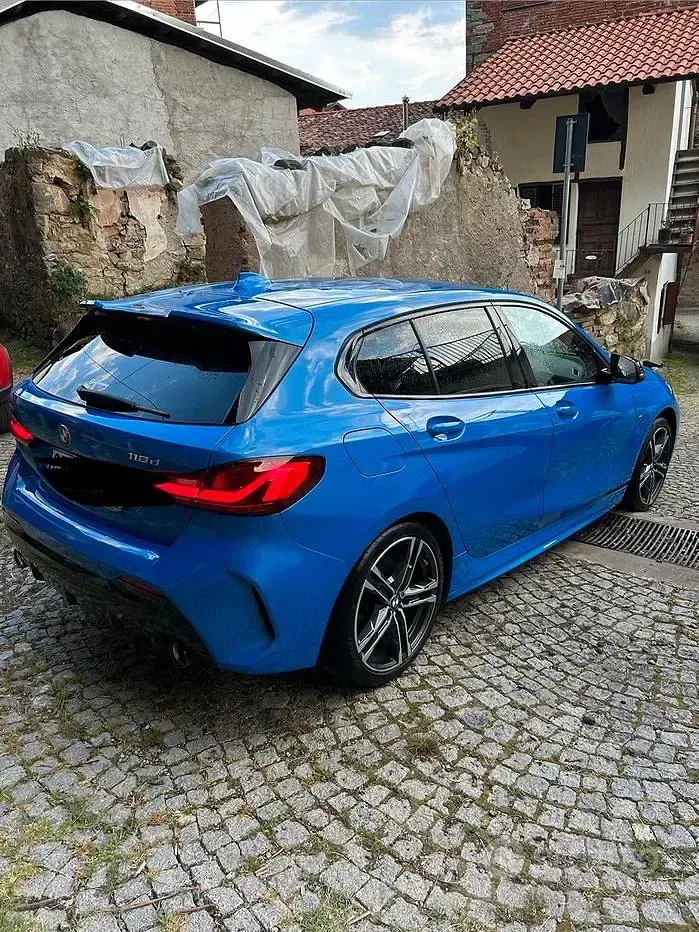 Usata BMW 118 M Sport 150 CV (110 kW) 2021 Blu Utilitaria