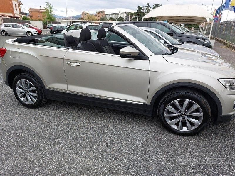 Usata VW T-Roc Cabriolet Style 150 CV (110 kW) 2021 Grigio Cabrio