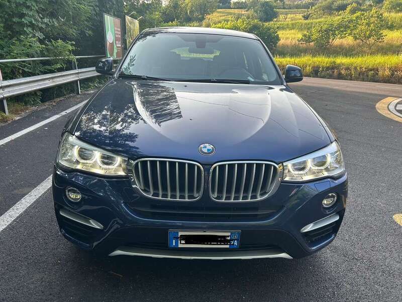 Usata BMW X4 xLine 190 CV (139 kW) 2014 Blu/azzurro SUV