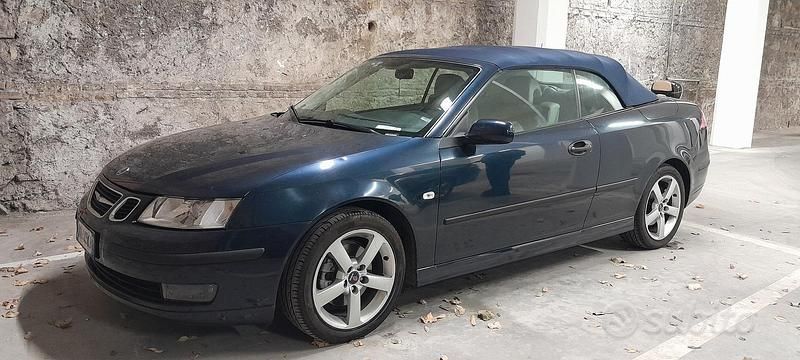 Usata Saab 9-3 Cabriolet Vector 150 CV (110 kW) 2006 Blu Cabrio