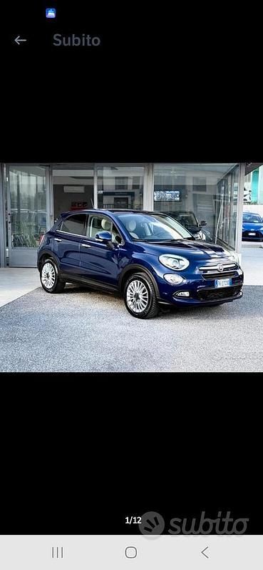 Usata Fiat 500X Lounge 120 CV (88 kW) 2017 Blu SUV
