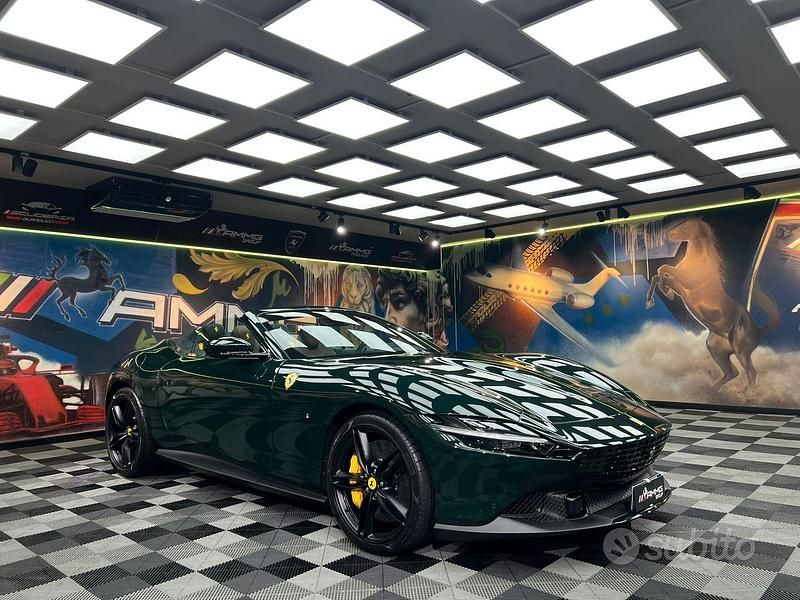 Nuova Ferrari Roma 620 CV (456 kW) 2025 Verde Cabrio