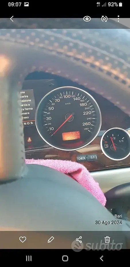 Usata Audi A8 326 CV (239 kW) 2005 Grigio Berlina