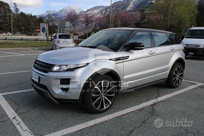 Usata Land Rover Range Rover evoque Dynamic 190 CV (139 kW) 2013 Grigio SUV