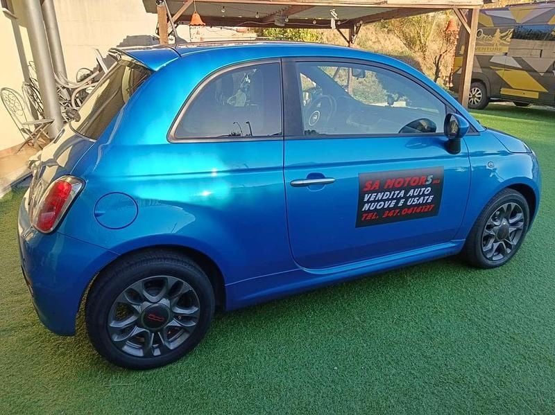Usata Fiat 500 95 CV (69 kW) 2015 Blu/azzurro Utilitaria